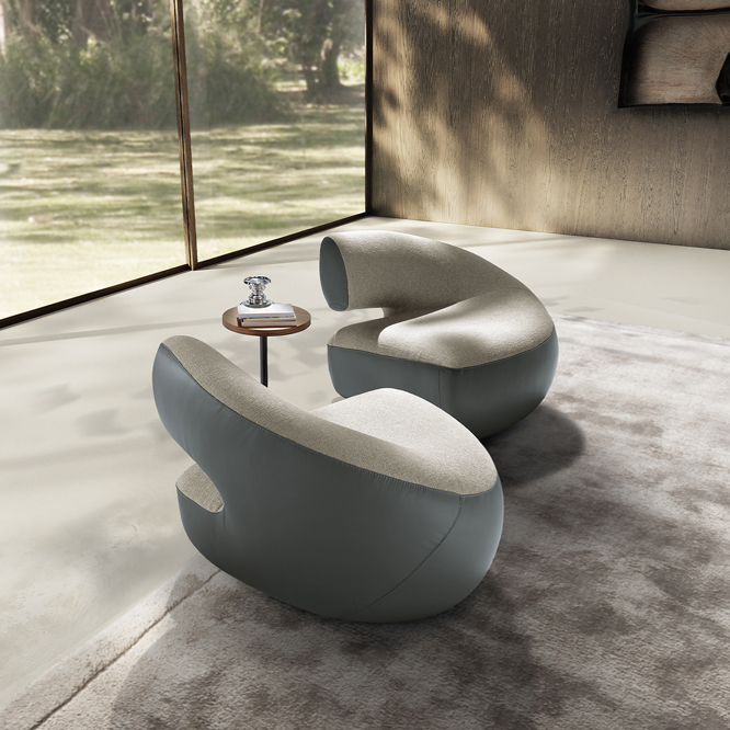 Abbracio Max Divani - Arm Chairs- The August Company | Mumbai