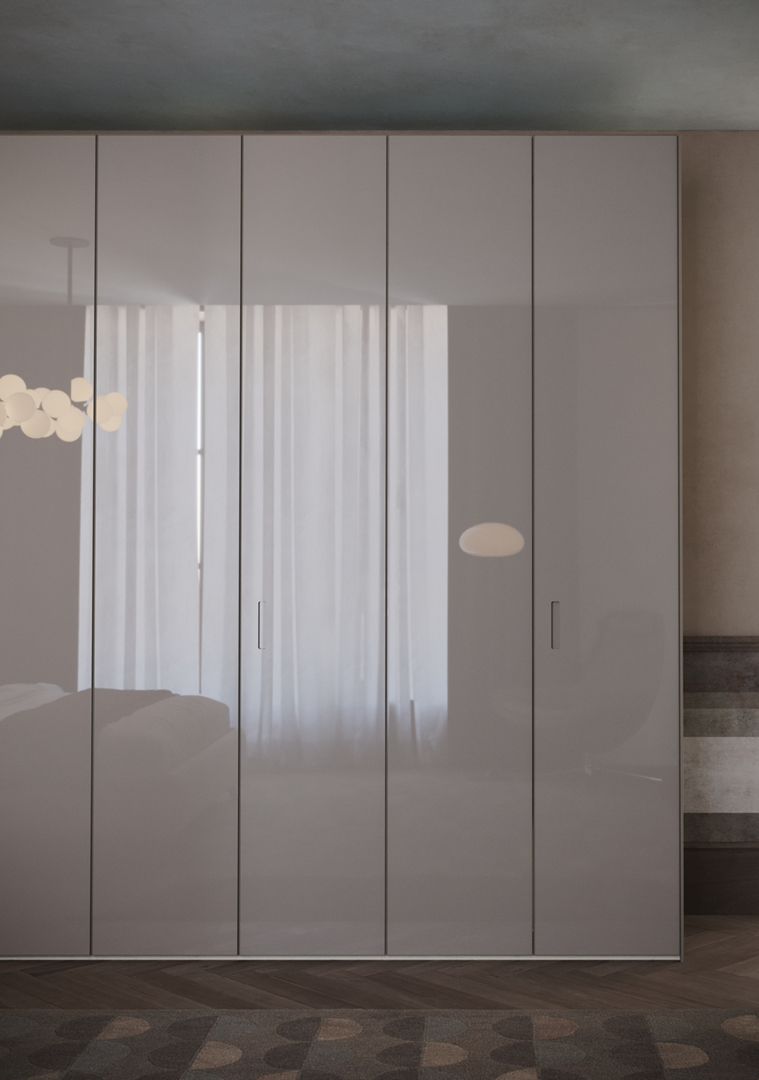 Giessegi Cristal- Hinged Wardrobe - The August Company | Mumbai