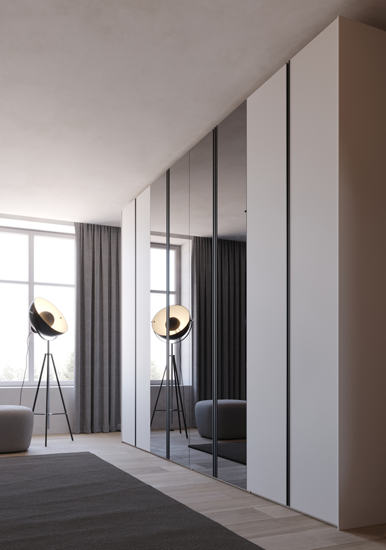 Giessegi Murano - Hinged Wardrobe - The August Company | Mumbai