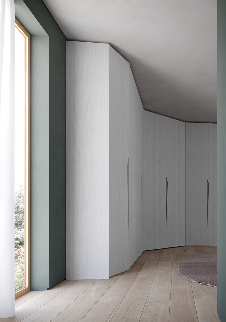 Giessegi New Zenit - Hinged Wardrobe - The August Company | Mumbai