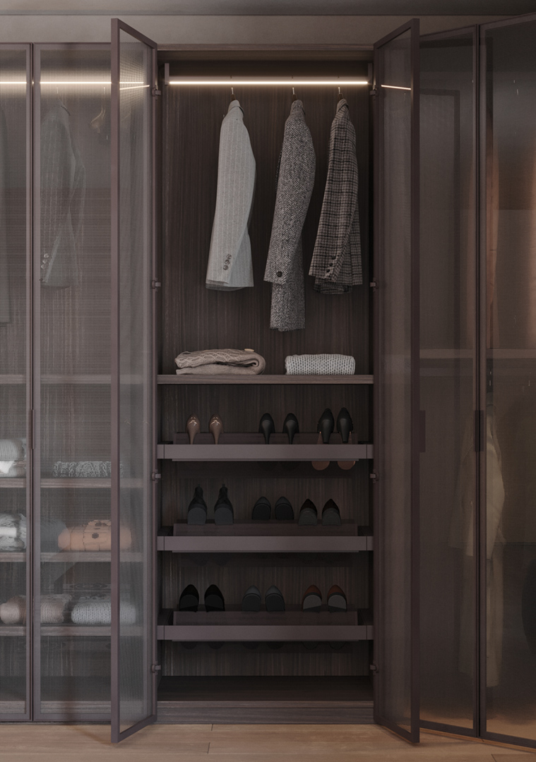 Giessegi Open - Hinged Wardrobe - The August Company | Mumbai