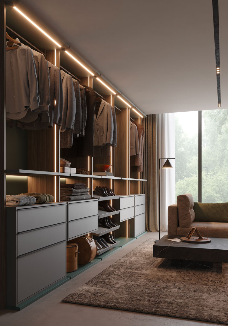 Giessegi Persefone- Walkin Closet- The August Company | Mumbai