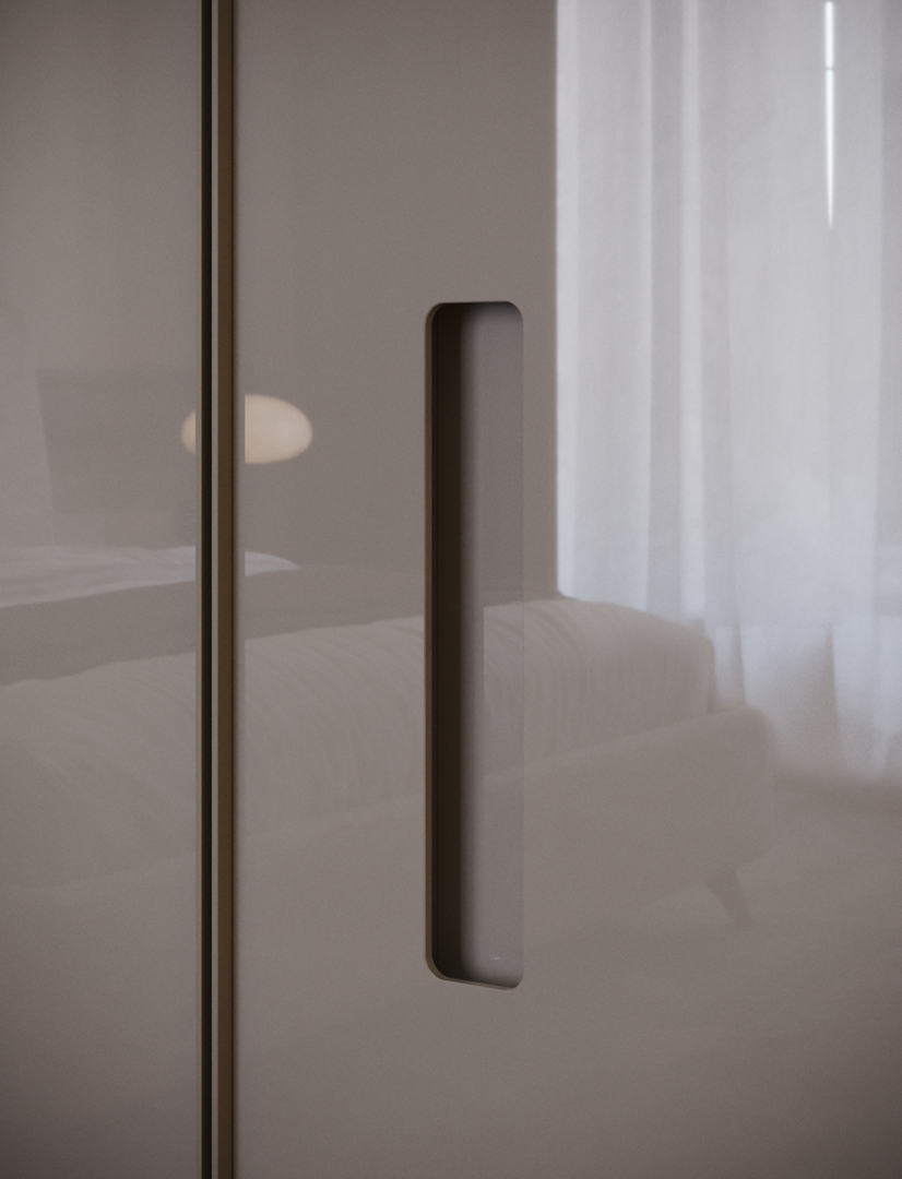 Giessegi Cristal- Hinged Wardrobe - The August Company | Mumbai