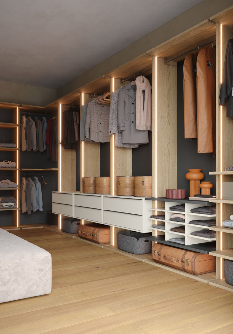 Giessegi Nemesi - Walkin Closet- The August Company | Mumbai