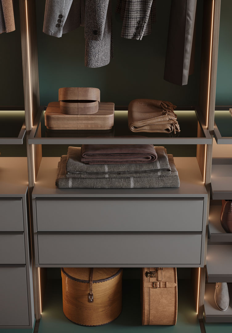 Giessegi Persefone- Walkin Closet- The August Company | Mumbai