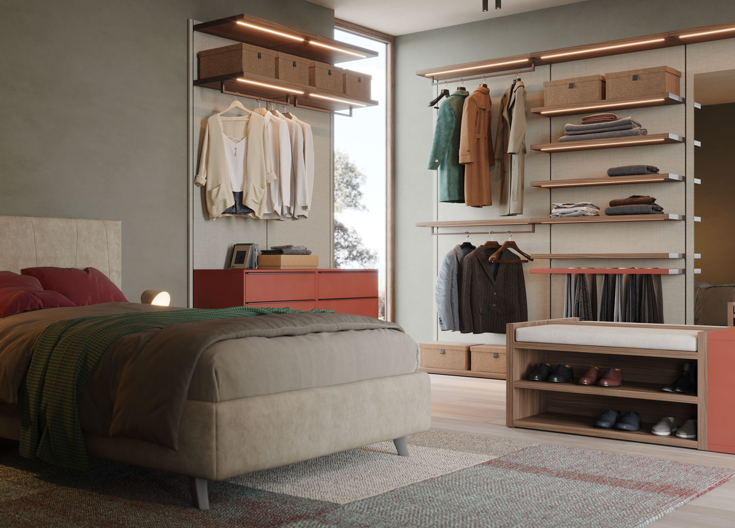 Giessegi Artemide- Walkin Closet - The August Company | Mumbai