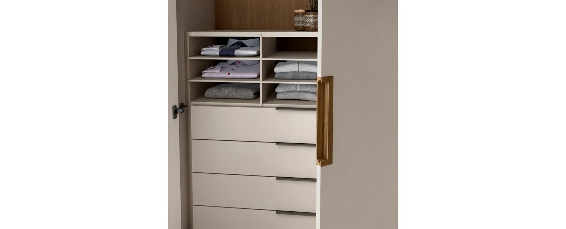 Emede Solid- Hinged Wardrobe - The August Company | Mumbai