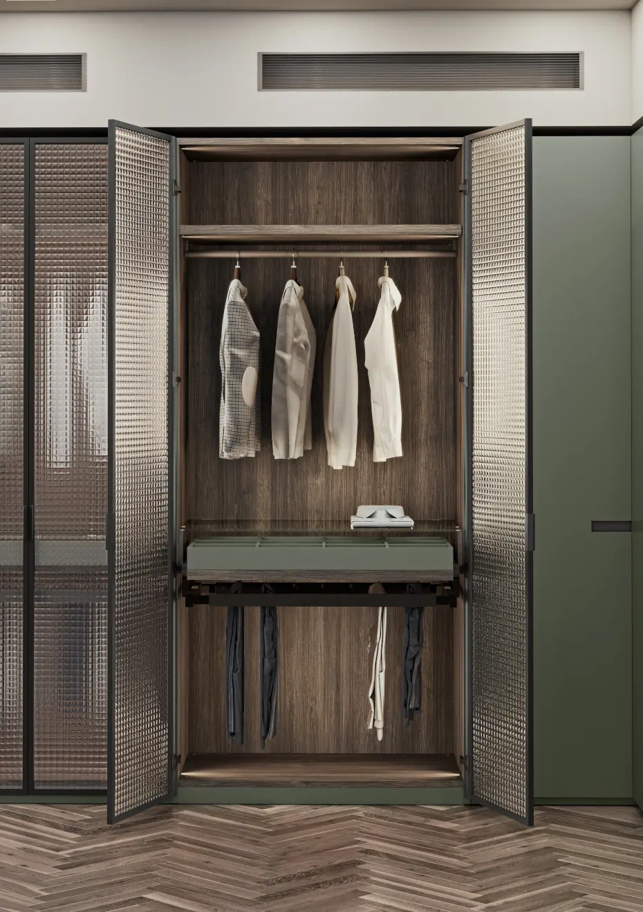 Emede Grip - Hinged Wardrobe - The August Company | Mumbai