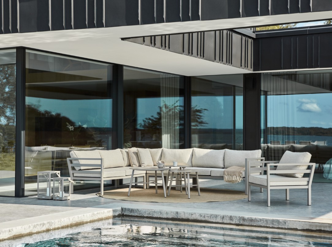 Weldon Brafab- Outdoor Sofa - The August Company | Mumbai