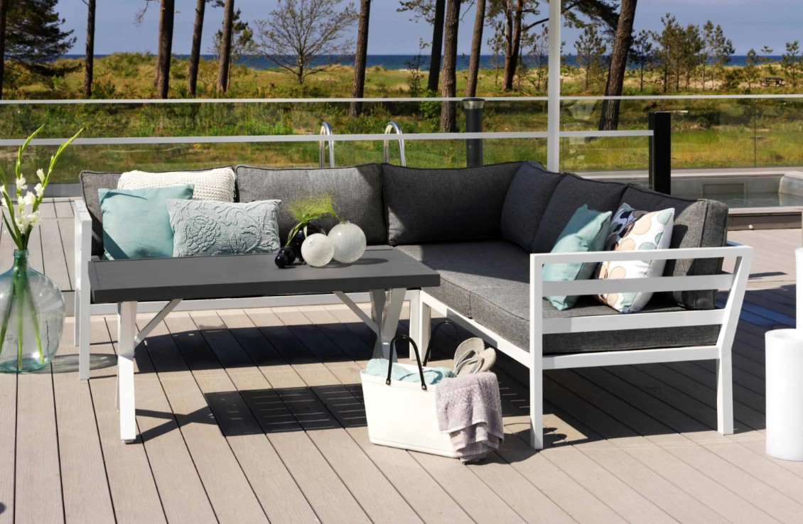 Weldon Brafab- Outdoor Sofa - The August Company | Mumbai