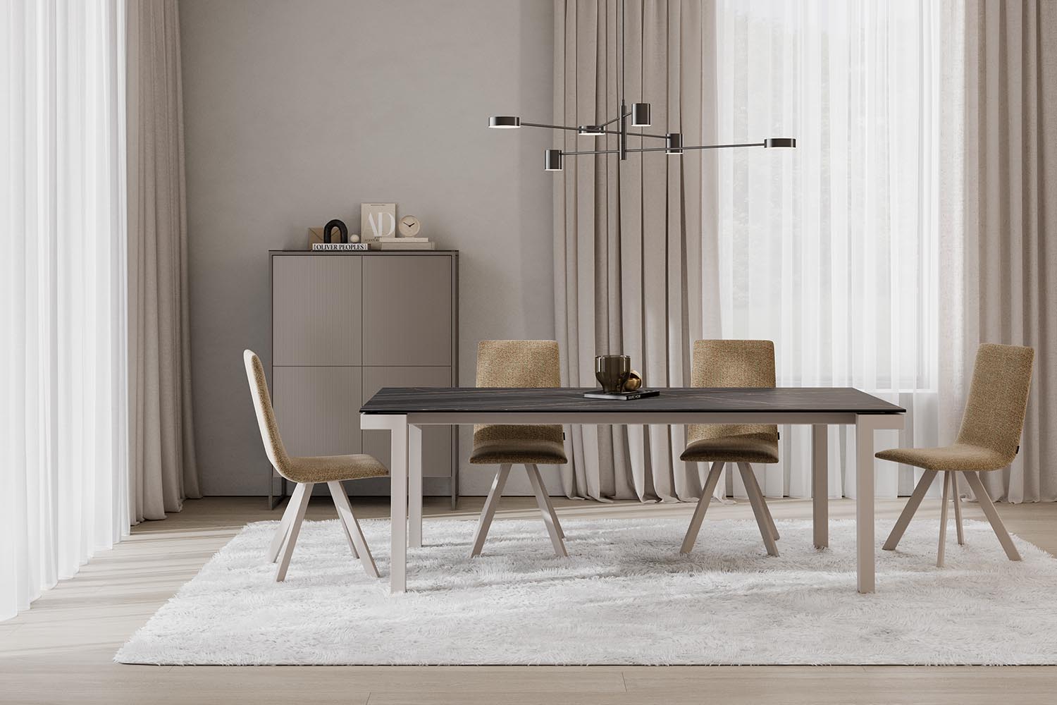 Lucia Moblibercia- Dinning Table - The August Company | Mumbai