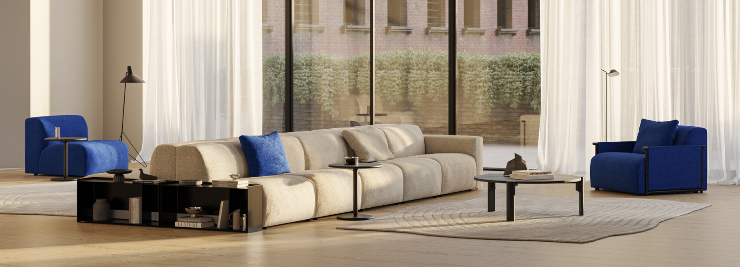 Savoye Banner - Living Room Sofa - The August Company - Mumbai | India