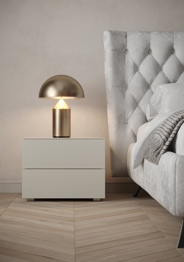 Giessige Glass - Bedside Table - The August Company | Mumbai