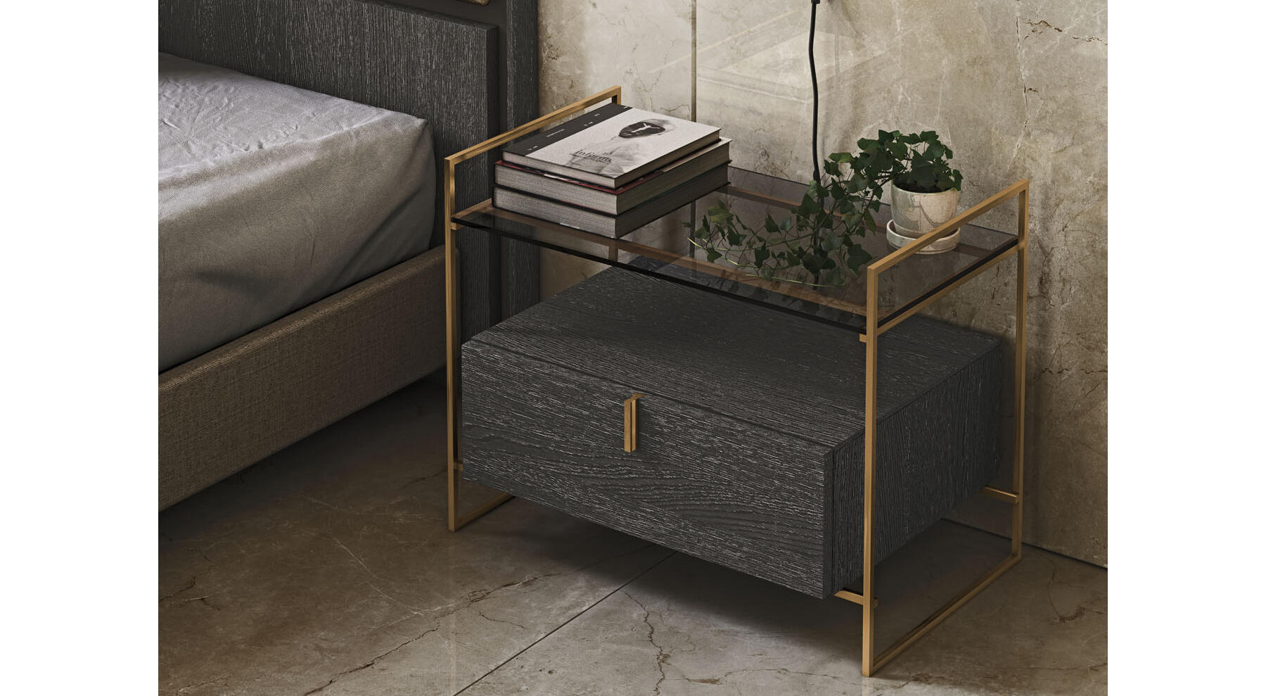 Emede Grace Tao - Bedside Table - The August Company | Mumbai