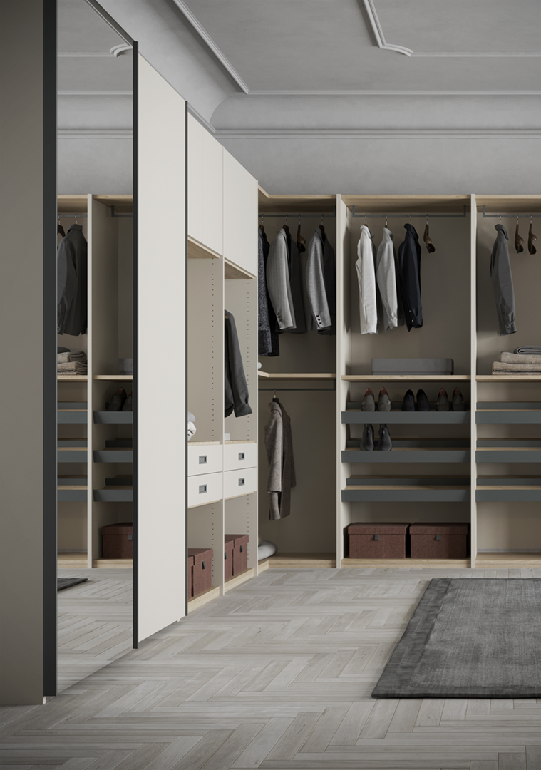Giessegi Four - Sliding Wardrobe - The August Company | Mumbai