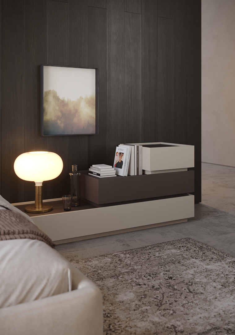 Giessige Domino - Bedside Table - The August Company | Mumbai