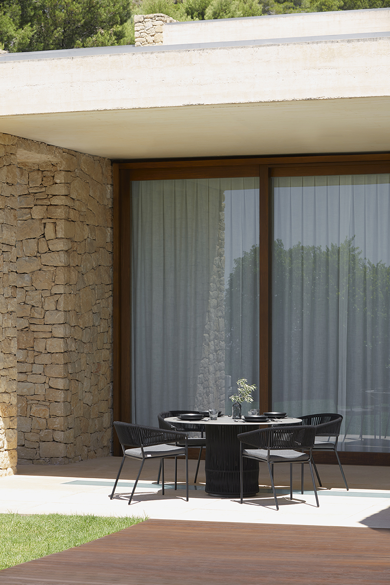 Point Weave - Outdoor Chairs- The August Company | Mumbai