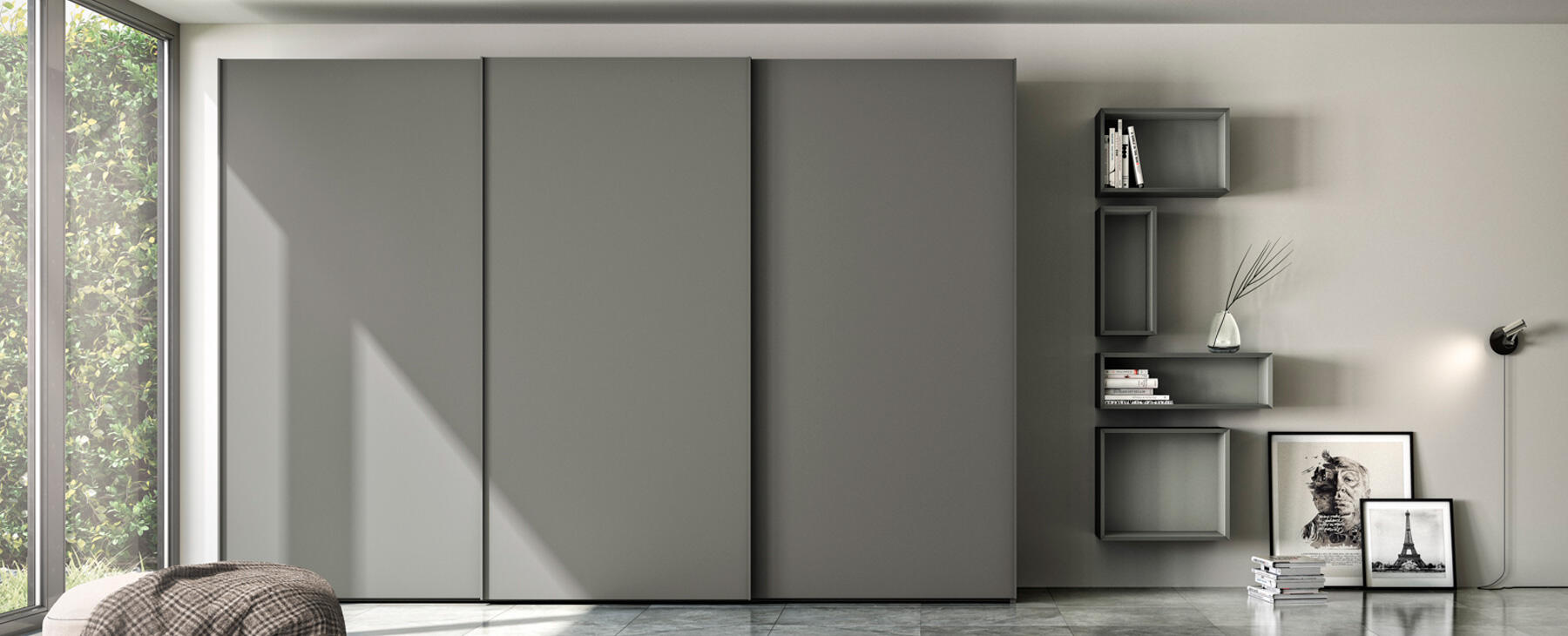 Emede Zen - Sliding Wardrobe - The August Company | Mumbai