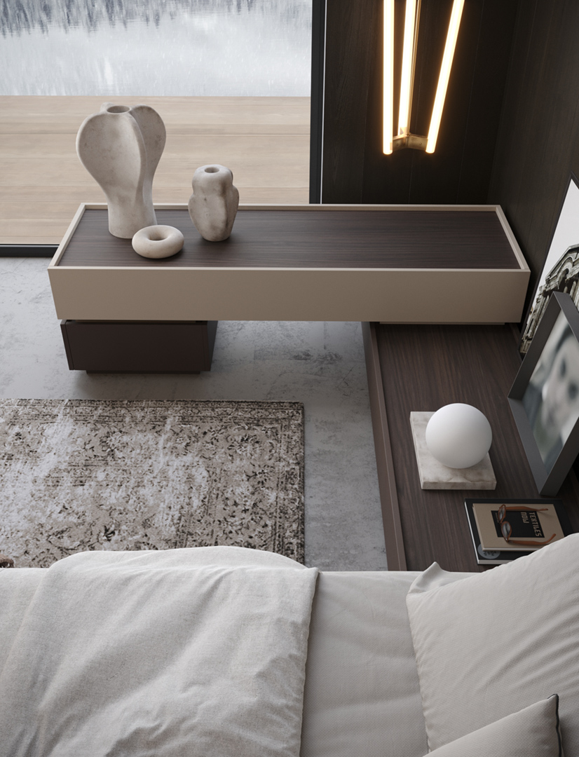 Giessige Domino - Bedside Table - The August Company | Mumbai