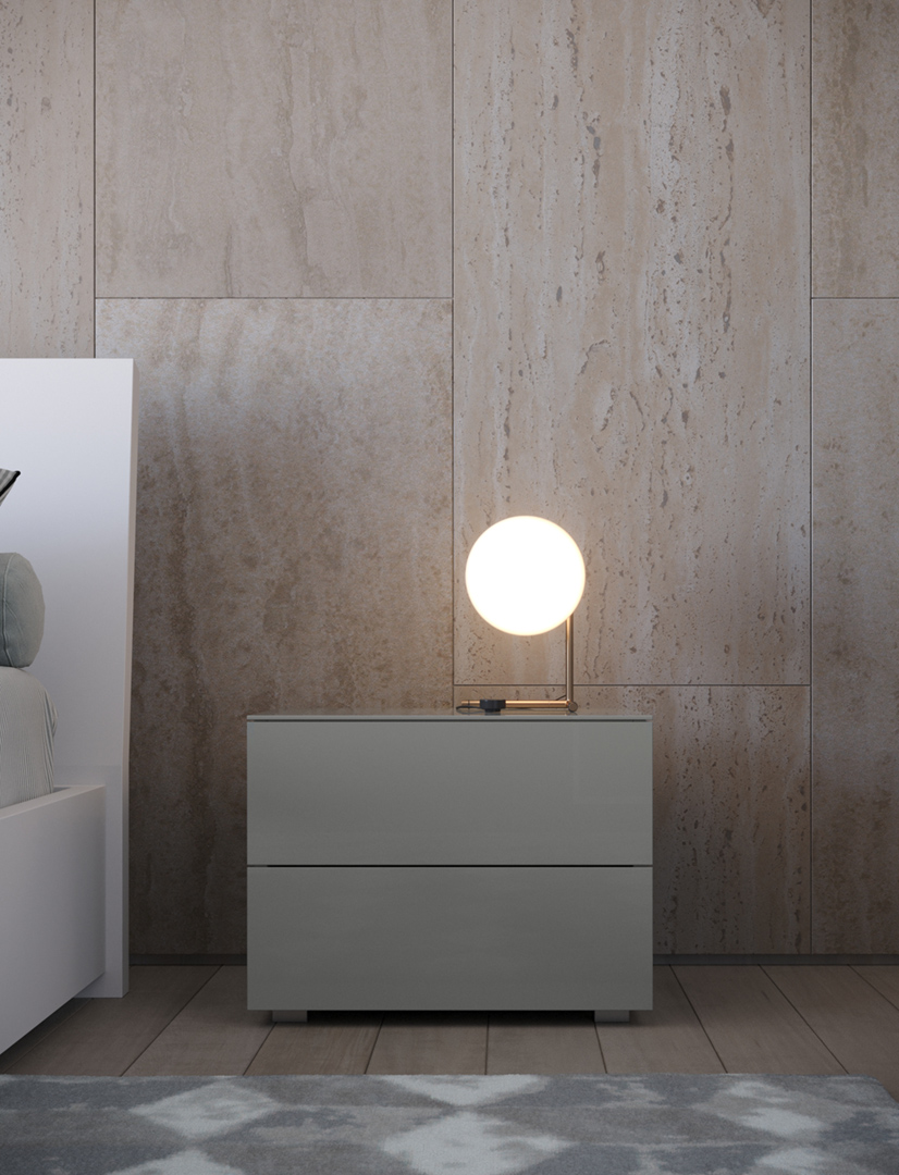 Giessige Glass - Bedside Table - The August Company | Mumbai