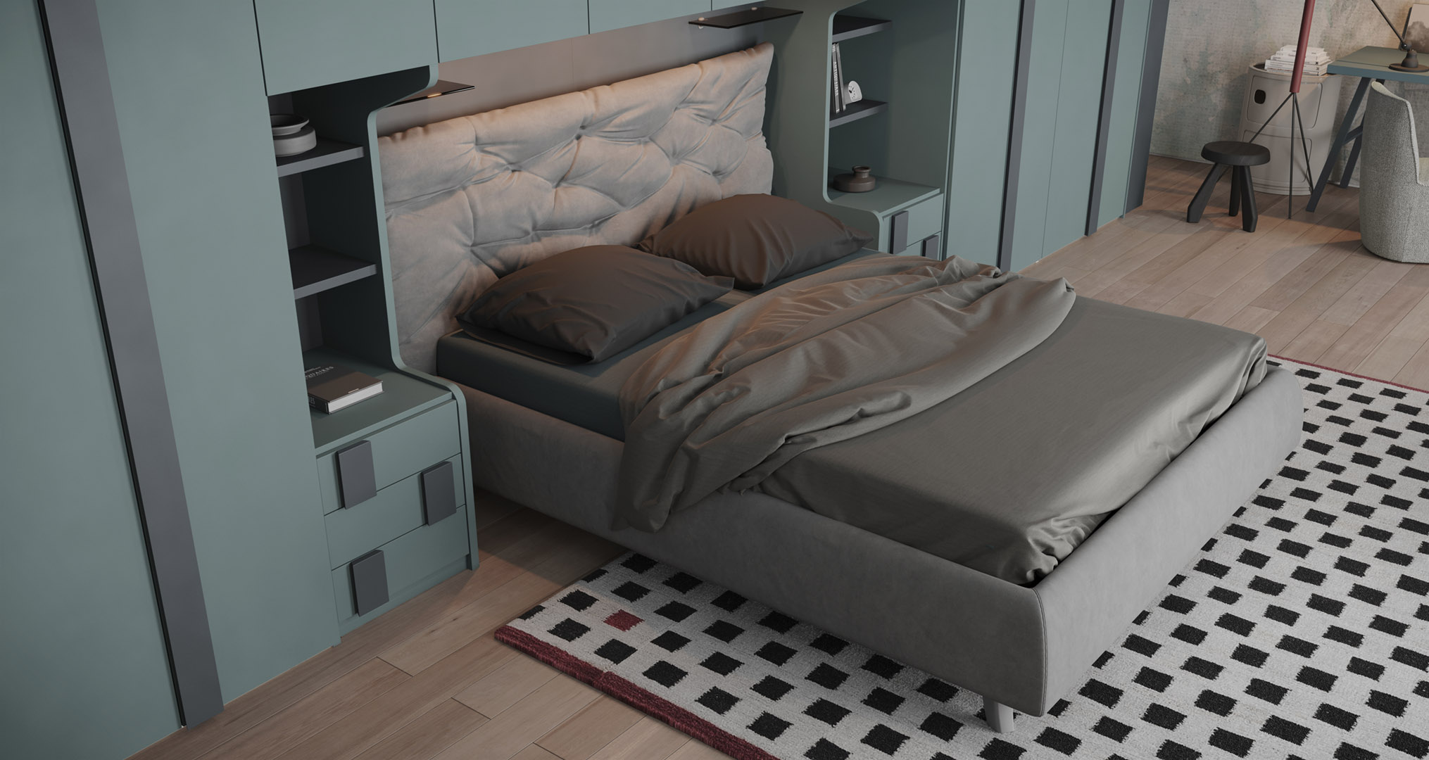 Giessige Tokyo - Bedside Table - The August Company | Mumbai