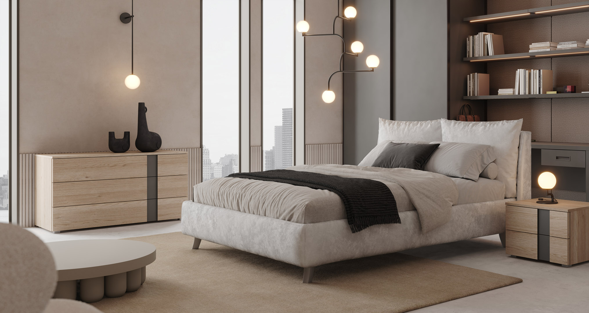 Giessige Riva - Bedside Table - The August Company | Mumbai