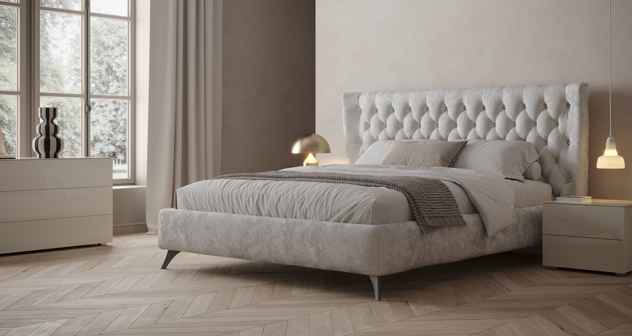 Giessige Glass - Bedside Table - The August Company | Mumbai