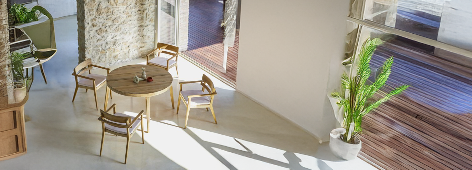 Round Table - Outdoor Dining - The August Company - Mumbai | India